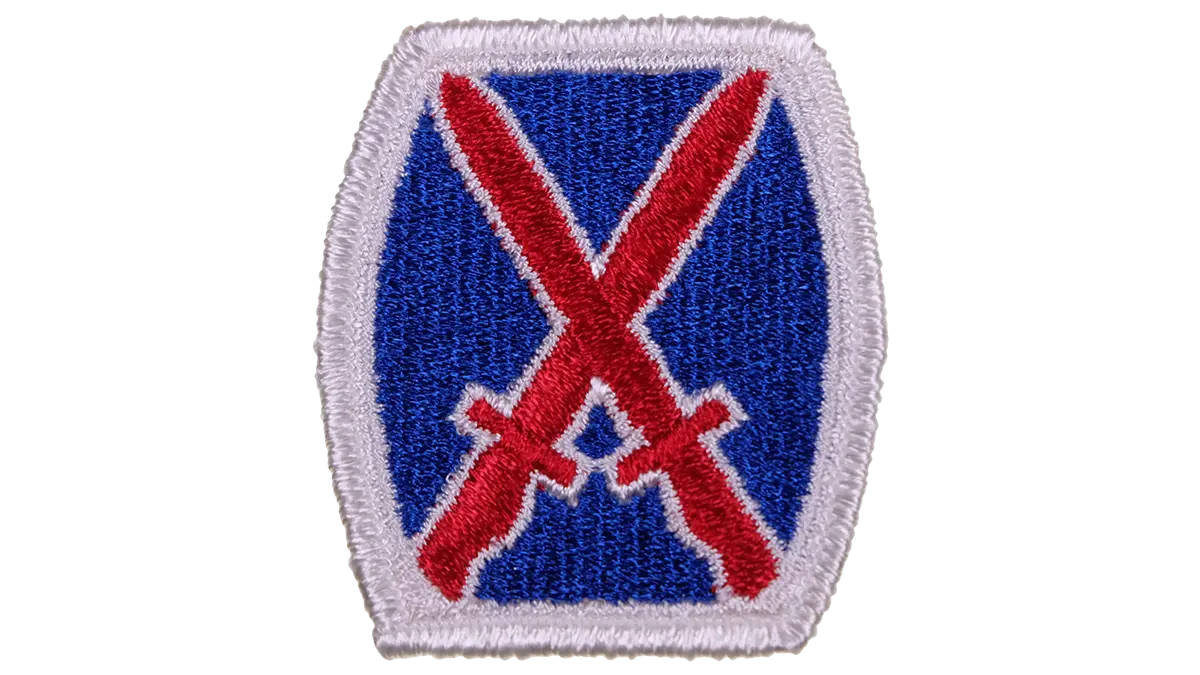 アメリカ陸軍 第10山岳師団 部隊章 10th Mountain Division insignia