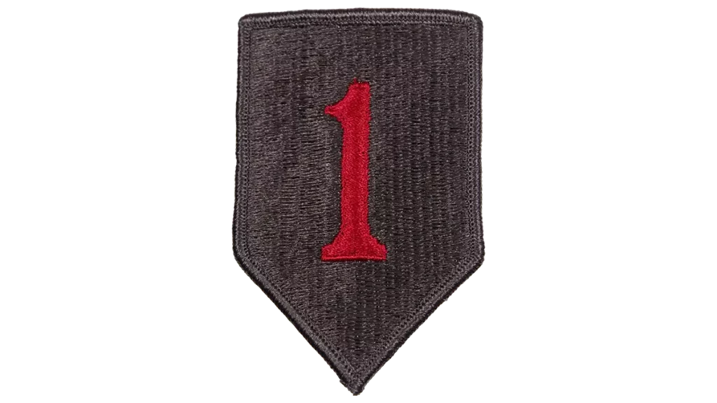 アメリカ陸軍 第1歩兵師団 部隊章 1st Infantry Division insignia