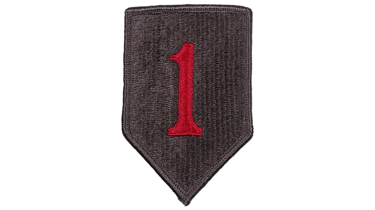 アメリカ陸軍 第1歩兵師団 部隊章 1st Infantry Division insignia