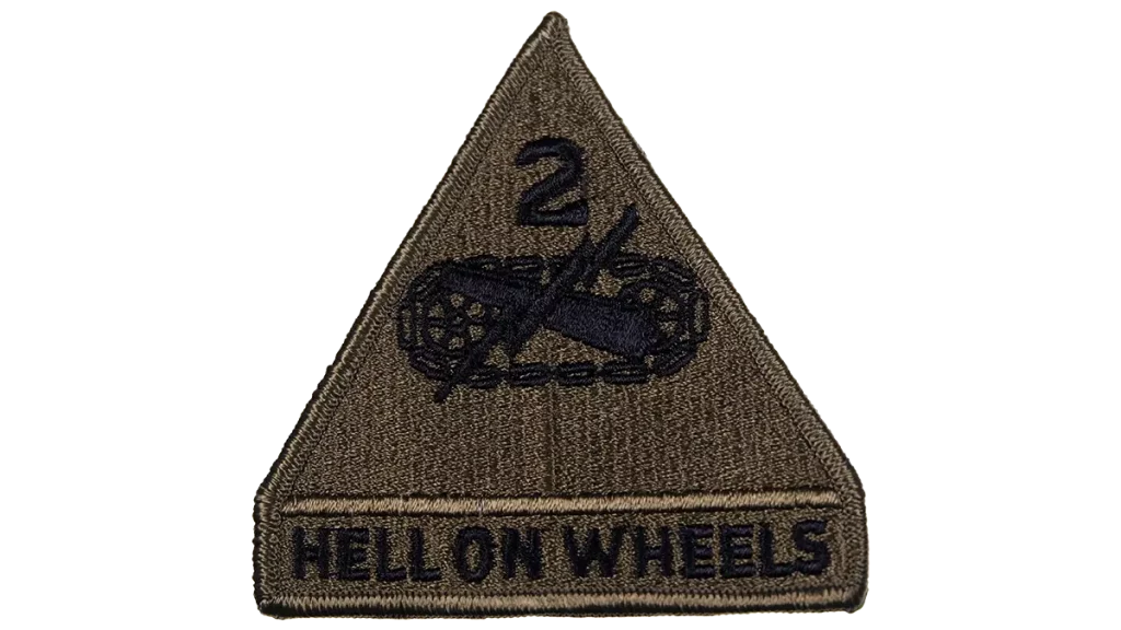 アメリカ陸軍 第2機甲師団 部隊章 2nd Armored Division insignia