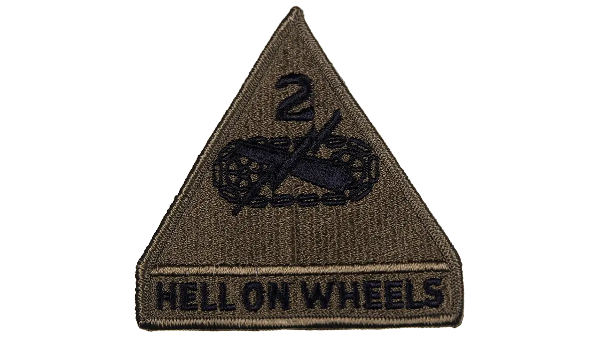 アメリカ陸軍 第2機甲師団 部隊章 2nd Armored Division insignia