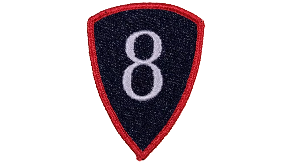 アメリカ陸軍 第8人事司令部 部隊章 8th personnel command insignia