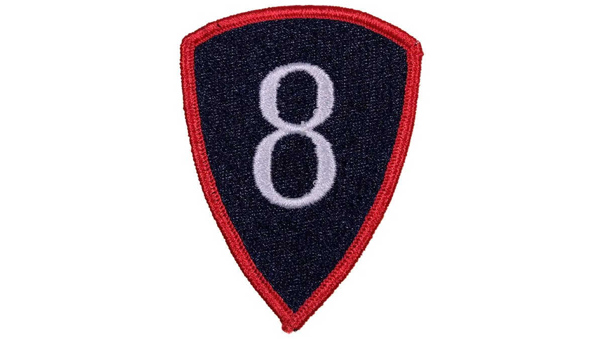 アメリカ陸軍 第8人事司令部 部隊章 8th personnel command insignia